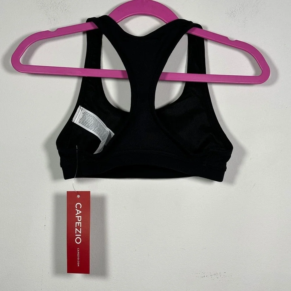 IC Capezio Girls Team Basics Racerback Bra Top‎ Black